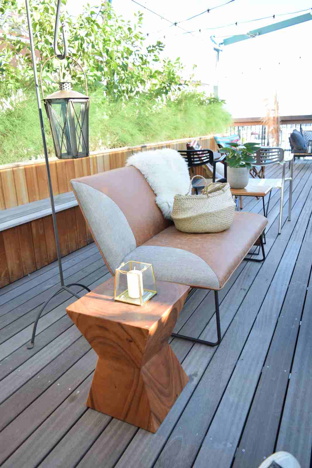 スツール 椅子 チェア ローチェア サイドテーブル 台形面 天然木 古材
